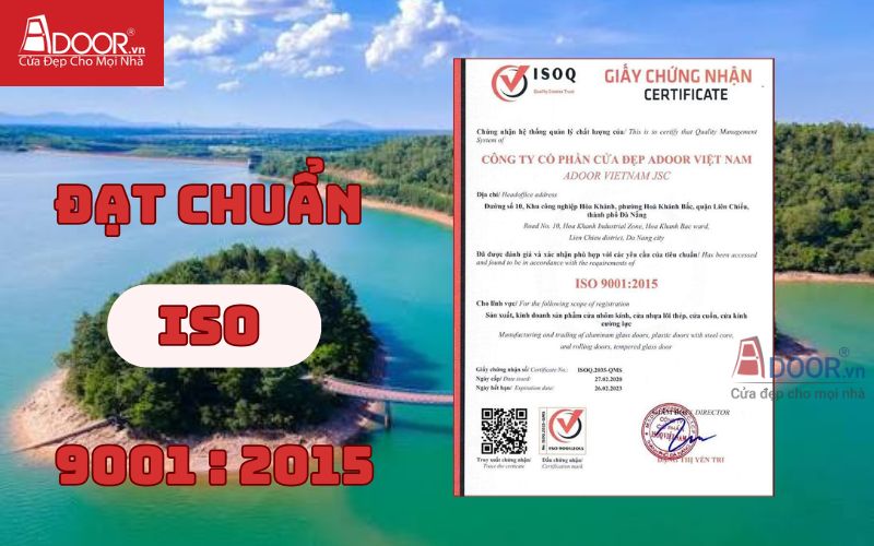 Chứng nhận ISO - Cửa cổng tự động Hà Tĩnh