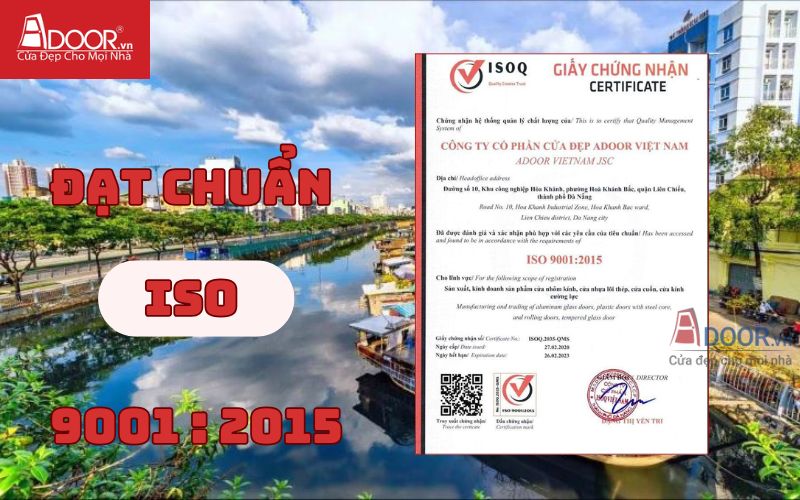 ISO 9001:2015 - Cửa cổng tự động Quận 8
