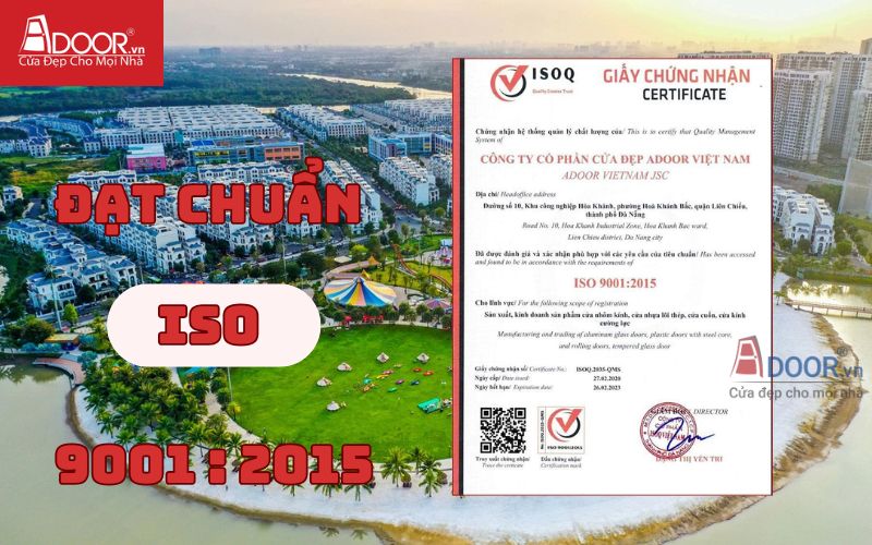 ISO 9001:2015 - Cửa cổng tự động Quận 9