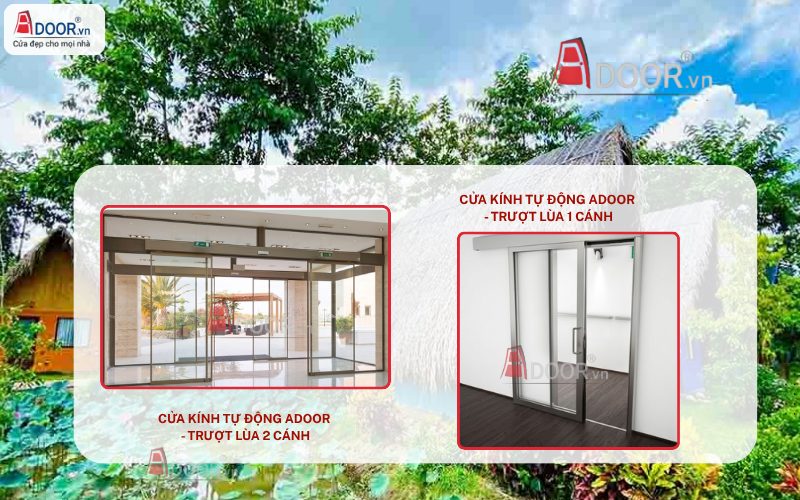 Cửa kính tự động Quận 6 HCM trượt lùa 1 -2 cánh