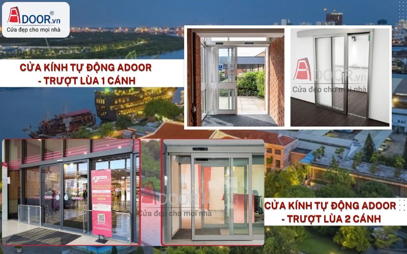 Cửa Kính Tự Động Quận 4 HCM Trượt Lùa 1-2 cánh