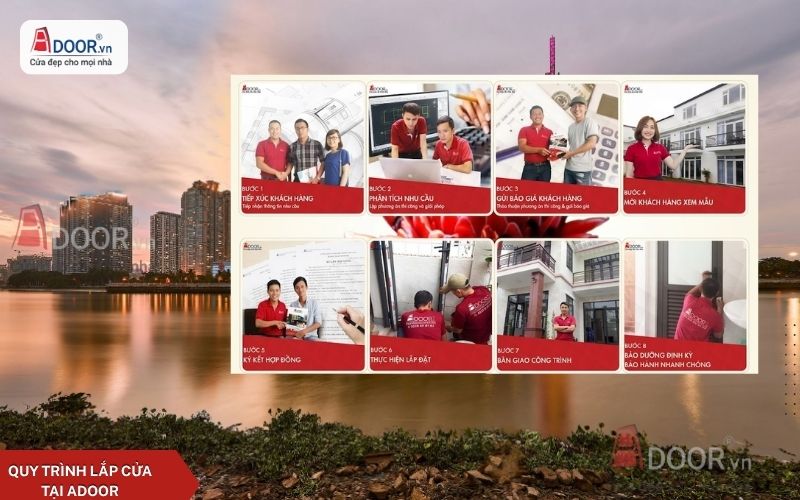 Quy trình chuẩn hóa 8 bước thi công