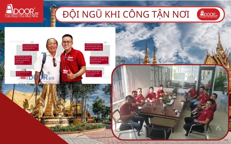 Đội ngũ địa phương Adoor - Cửa cổng tự động Trà Vinh