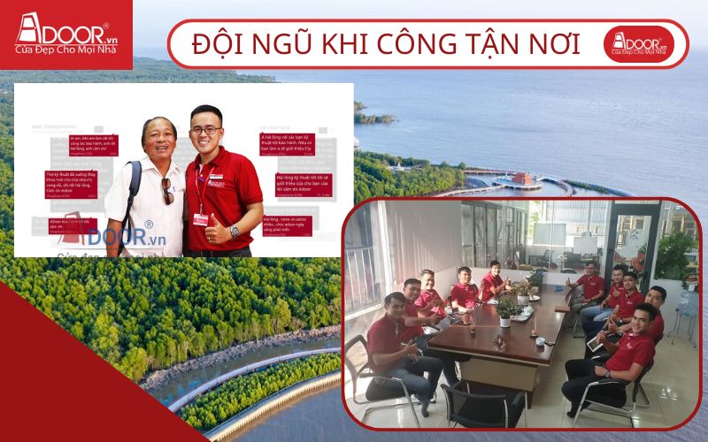 Đội ngũ Adoor địa phương - Cửa cổng tự động Cà Mau