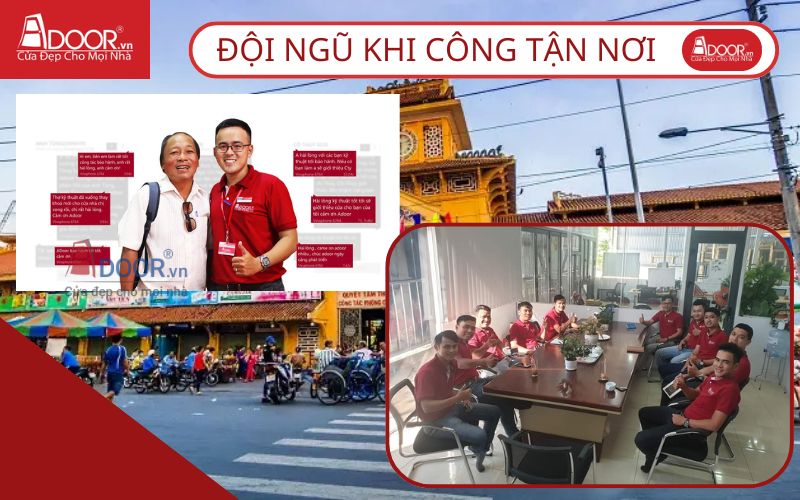 Đội ngũ Adoor - Cửa cổng tự động Quận 6
