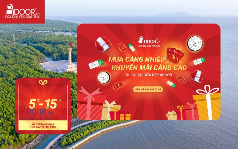 Ưu đãi - Cửa cổng tự động Cà Mau