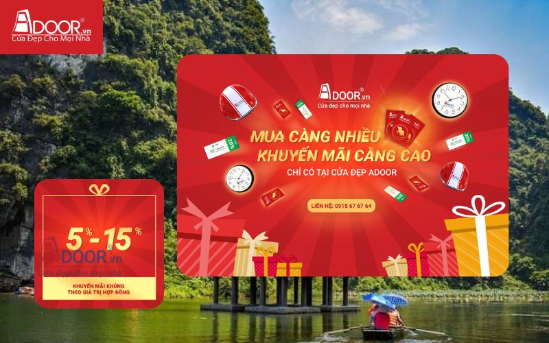 Ưu đãi -Cửa cổng tự động Hoa Lư