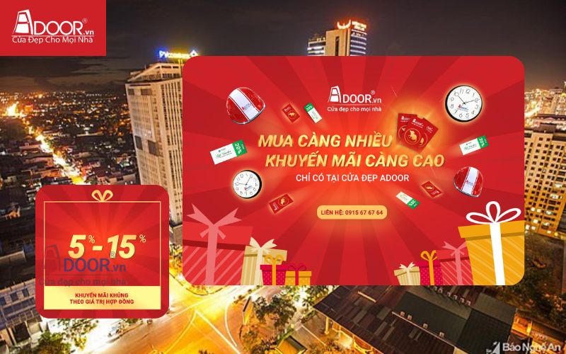 Khuyến mãi - Cửa cổng tự động Vinh
