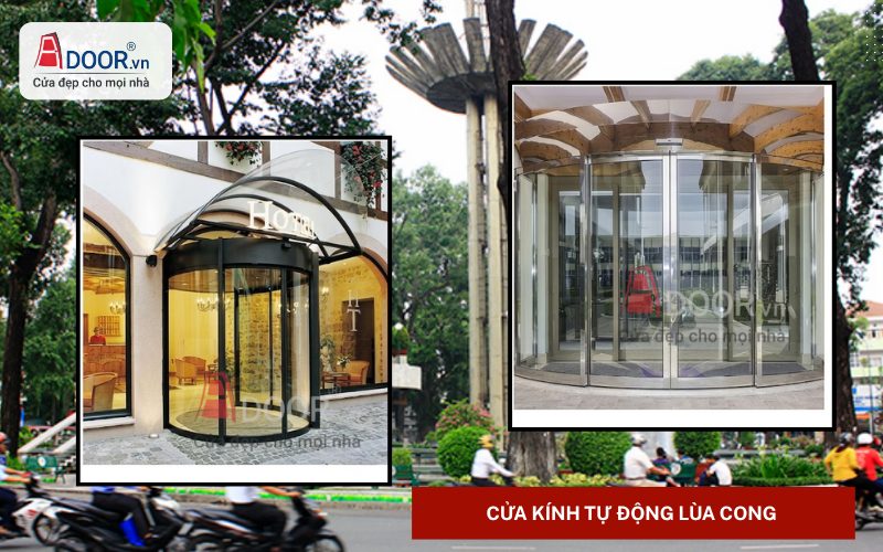 Cửa Kính Tự Động Quận 3 HCM Lùa Cong