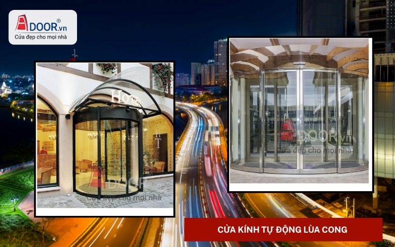 Cửa Kính Tự Động Quận 4 HCM Lùa Cong
