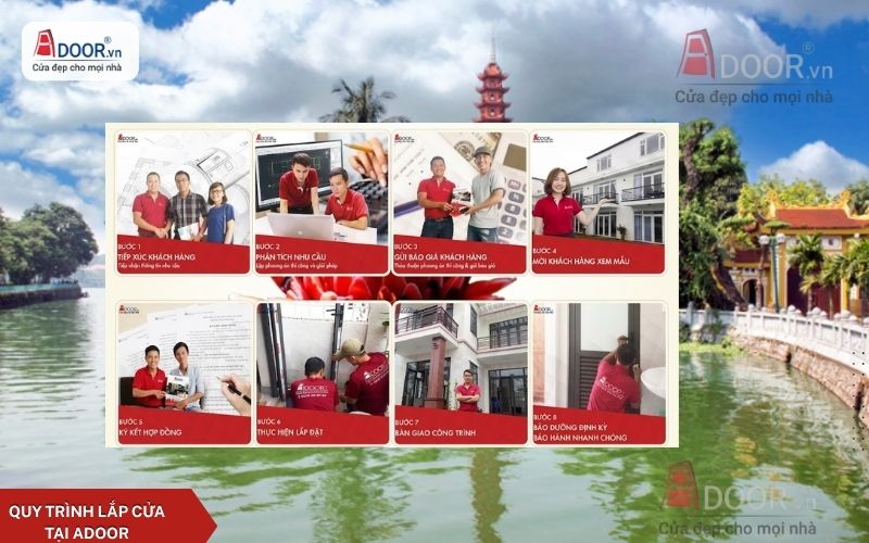 Quy trình thi công 8 bước nghiêm ngặt Quy trình thi công 8 bước nghiêm ngặt