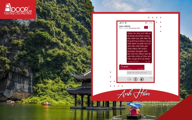 Phản hồi từ khách hàng - Cửa cổng tự động Hoa Lư