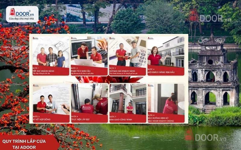 Quy trình 8 bước thi công cửa kính tự động Hoàn Kiếm Quy trình 8 bước thi công cửa kính tự động Hoàn Kiếm