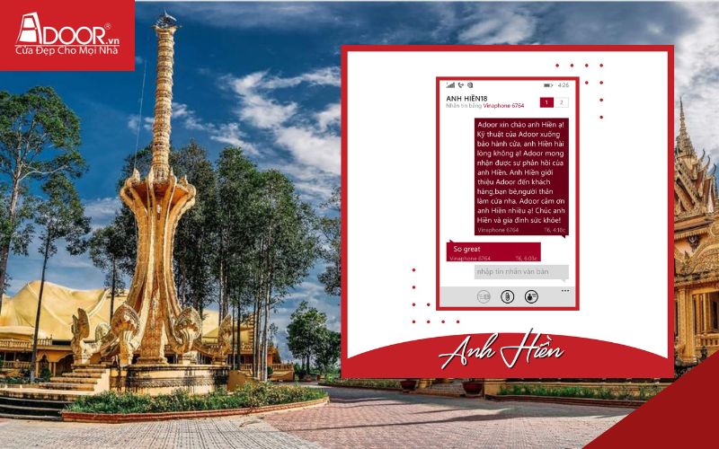 Phản hồi khách hàng - Cửa cổng tự động Trà Vinh