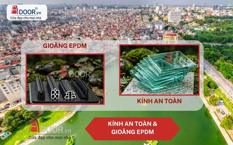 Vách kính an toàn và Gioăng cách âm EPDM Vách kính an toàn và Gioăng cách âm EPDM