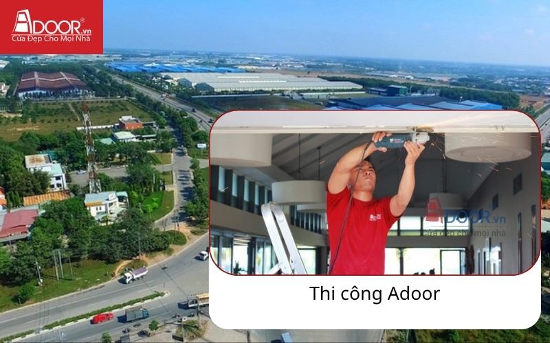 Thi công an toàn - Cửa cổng tự động Tân Uyên
