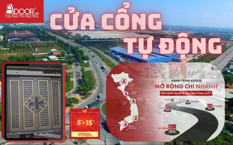 Cửa cổng tự động Tân Uyên