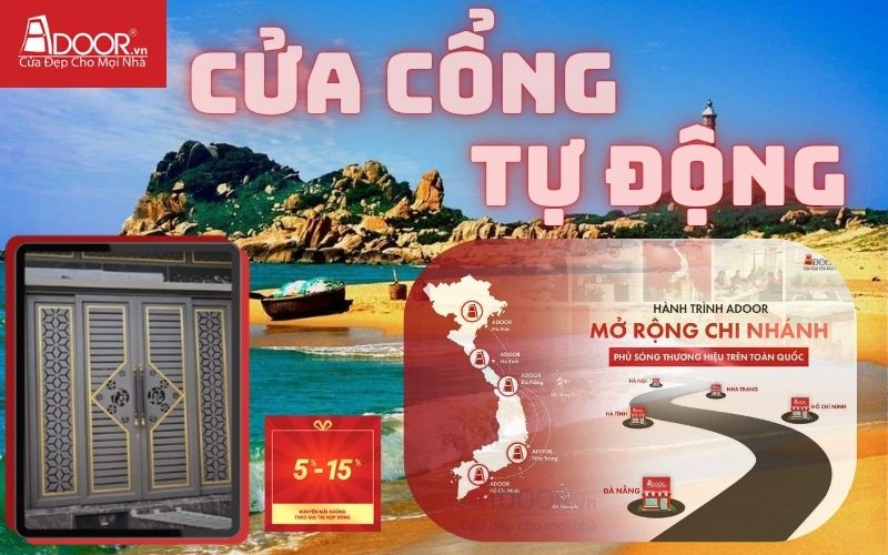 Cửa cổng tự động Phan Thiết