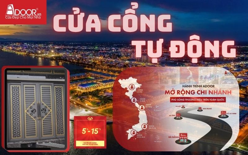 Cửa cổng tự động Rạch Giá