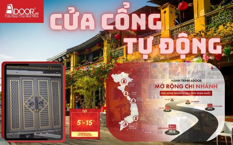 Cửa cổng tự động Quảng Nam
