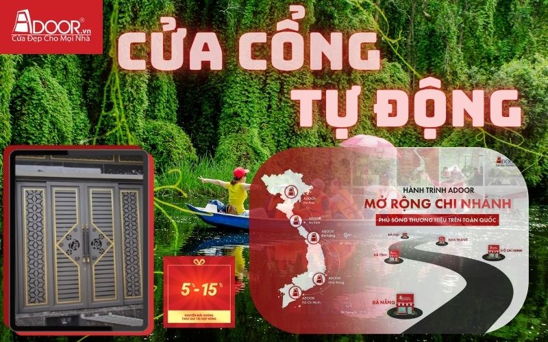 Cửa cổng tự động Long An