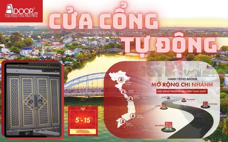 Cửa cổng tự động Biên Hòa
