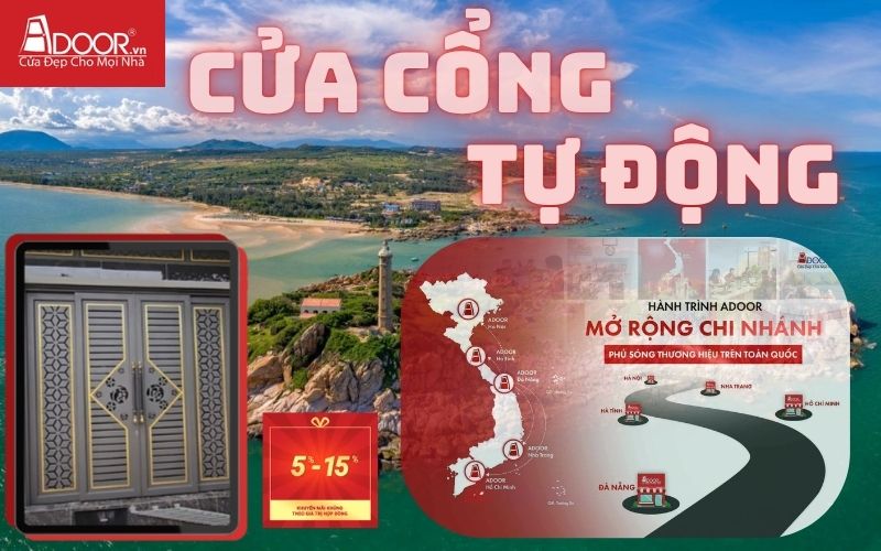 Cửa cổng tự động Bình Thuận