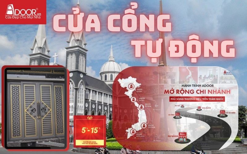 Cửa cổng tự động Thủ Dầu Một