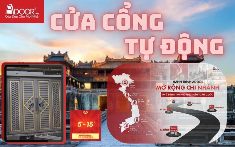 Cửa cổng tự động Huế