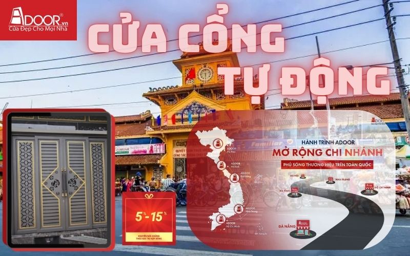 Cửa cổng tự động Quận 6