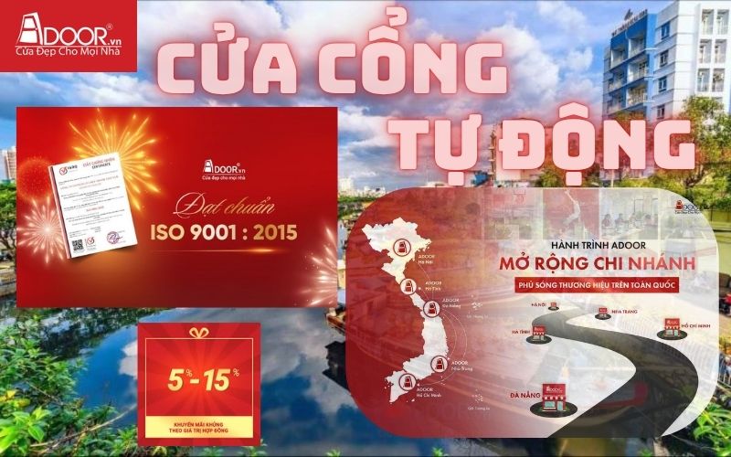 Cửa cổng tự động Quận 8