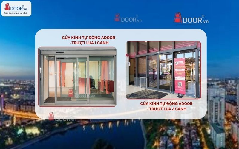 Hệ cửa kính tự động Hoàng Mai trượt lùa Hệ cửa kính tự động Hoàng Mai trượt lùa
