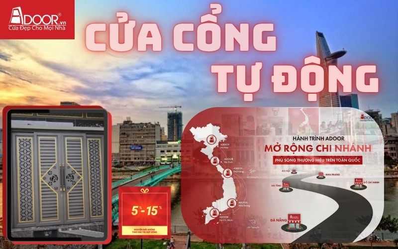 Cửa cổng tự động Quận 4
