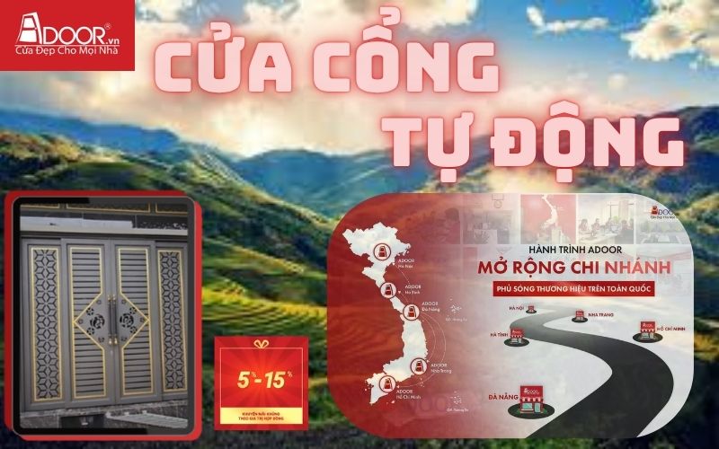 Cửa cổng tự động Lào Cai