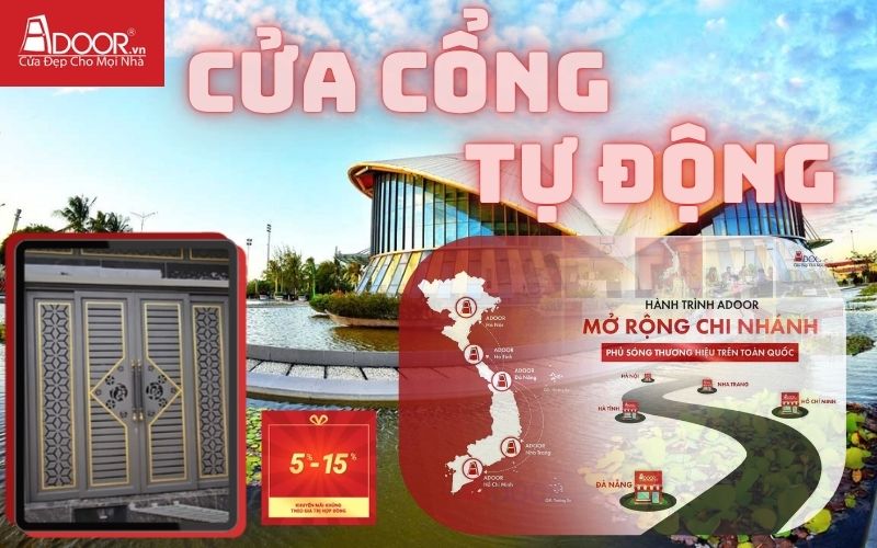 Cửa cổng tự động Bạc Liêu