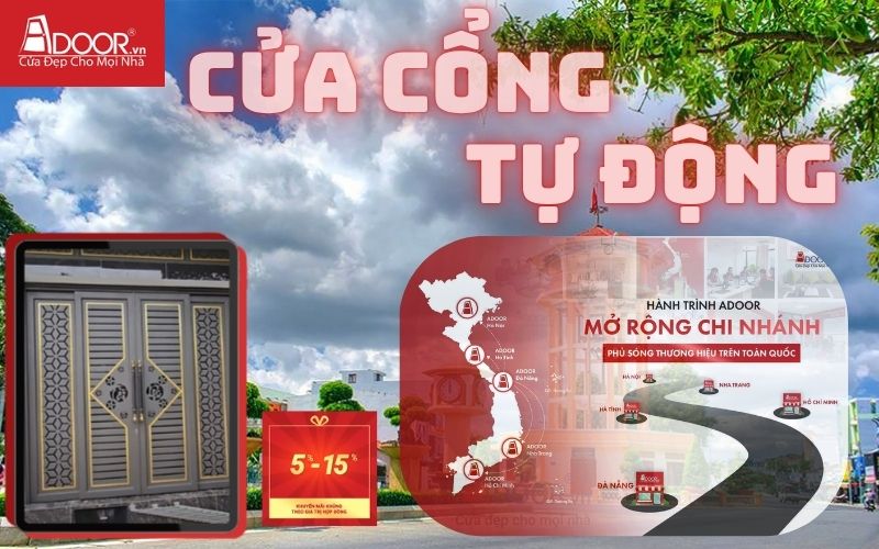 Cửa cổng tự động Bà Rịa