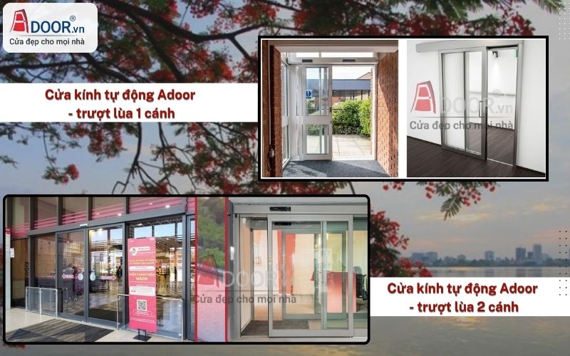 Cửa kính tự động Tây Hồ trượt lùa Cửa kính tự động Tây Hồ trượt lùa