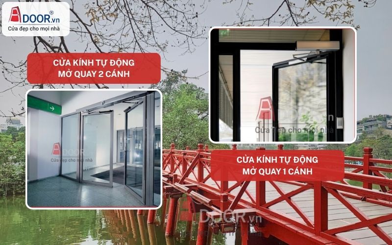 Cửa kính tự động Hoàn Kiếm mở quay Cửa kính tự động Hoàn Kiếm mở quay