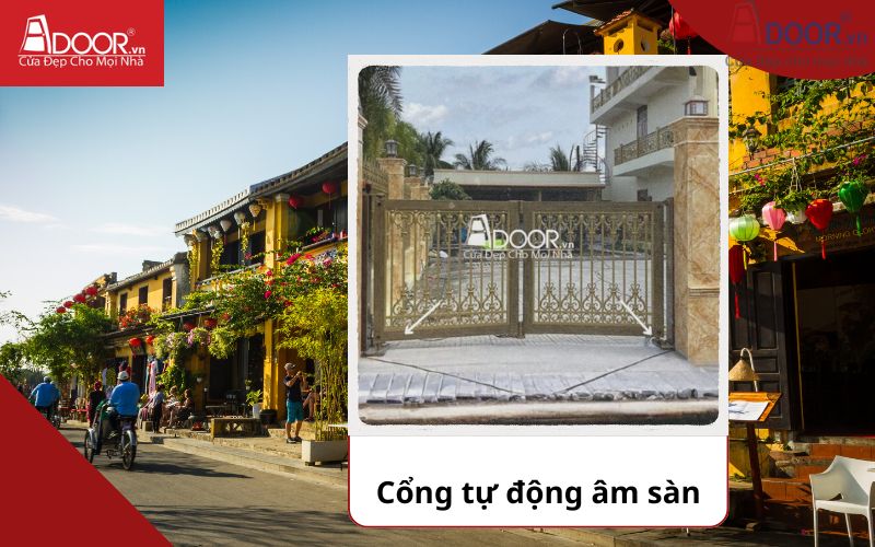 Cổng âm sàn - Cửa cổng tự động Quảng Nam Cổng âm sàn - Cửa cổng tự động Quảng Nam