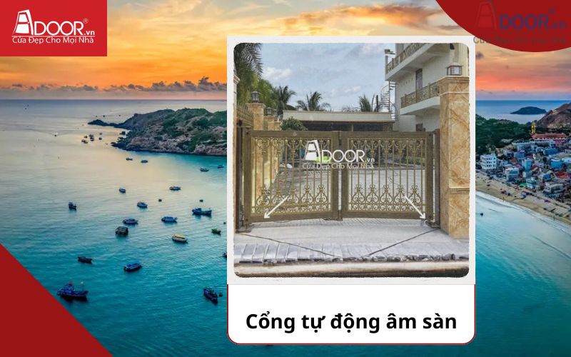 Cổng âm sàn - Cửa cổng tự động Quy Nhơn Cổng âm sàn - Cửa cổng tự động Quy Nhơn