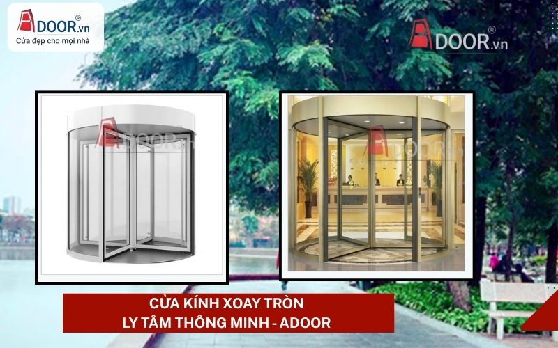 Cửa kính tự động Cầu Giấy xoay tròn Cửa kính tự động Cầu Giấy xoay tròn