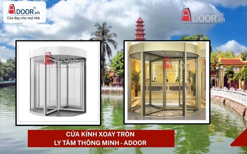 Cửa kính tự động Tây Hồ xoay tròn Cửa kính tự động Tây Hồ xoay tròn