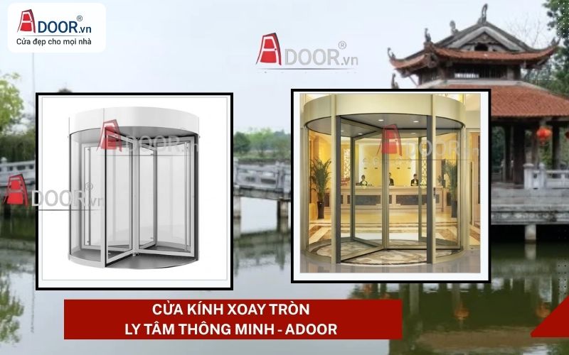 Cửa kính tự động Hai Bà Trưng xoay tròn ly tâm Cửa kính tự động Hai Bà Trưng xoay tròn ly tâm