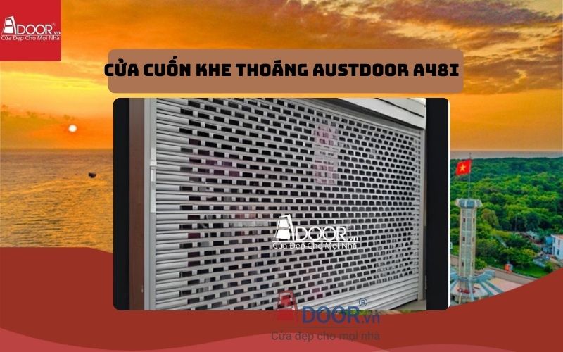 cửa cuốn khe thoáng Quảng Trị Austdoor A48i
