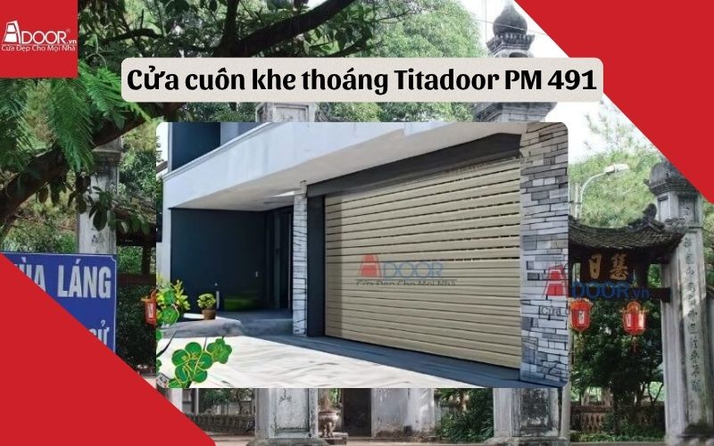 Titadoor PM 491 – cửa cuốn khe thoáng Đống Đa