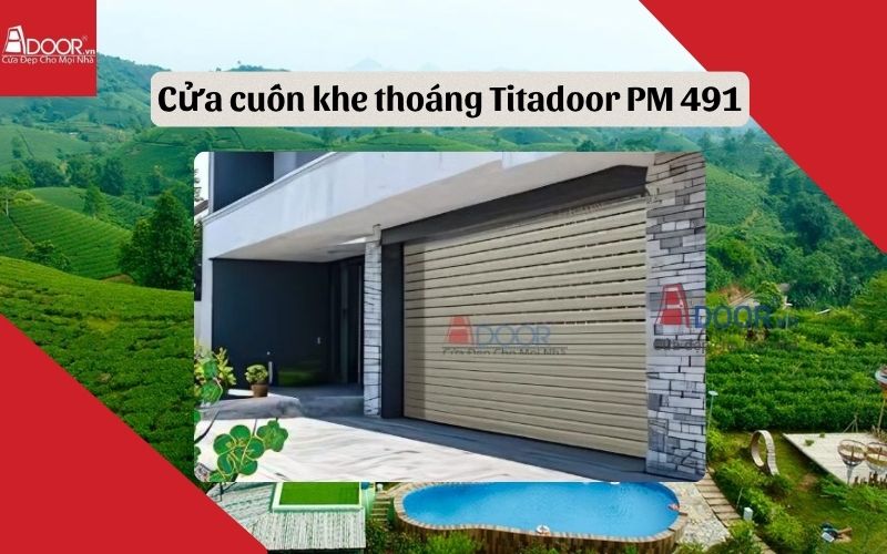 cửa cuốn khe thoáng Phú Thọ Titadoor PM 491