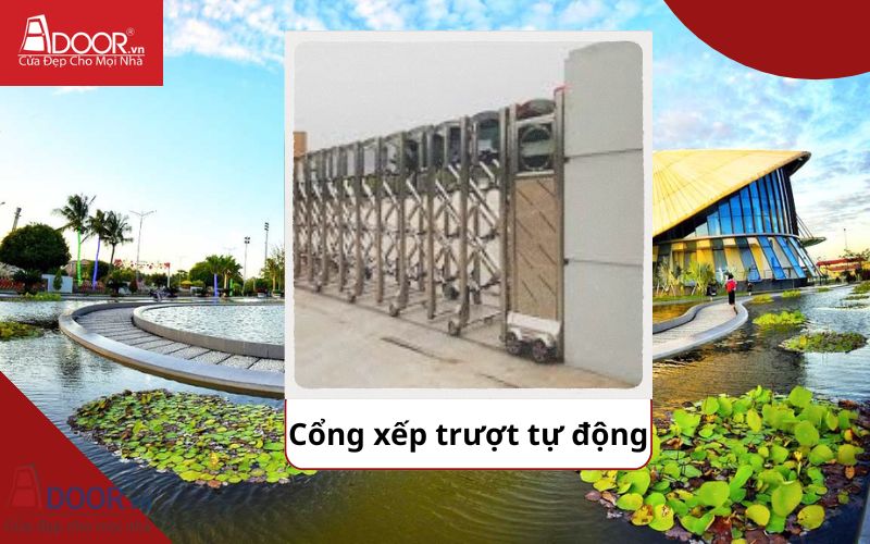 Cổng trượt - Cửa cổng tự động Bạc Liêu