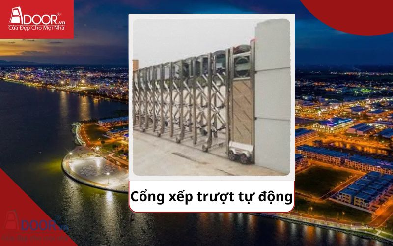 Cổng xếp - Cửa cổng tự động Rạch Giá Cổng xếp - Cửa cổng tự động Rạch Giá