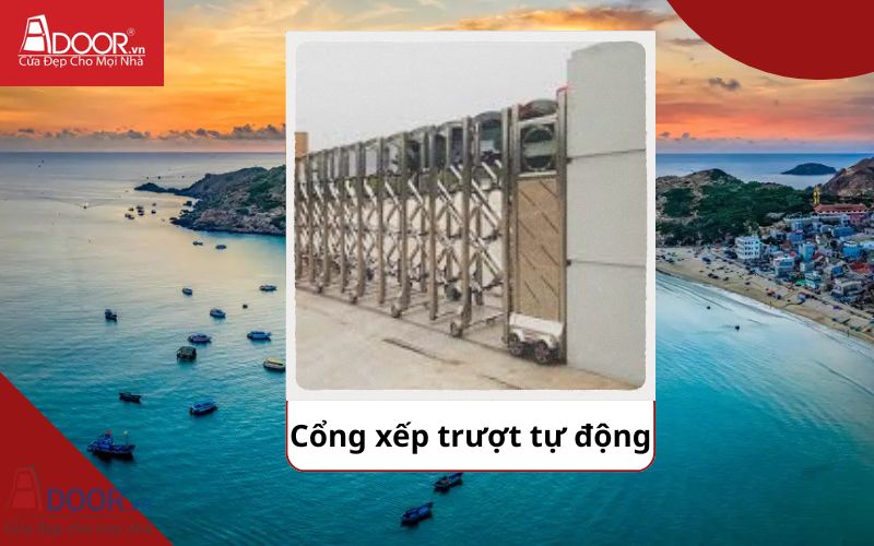 Cổng xếp - Cửa cổng tự động Quy Nhơn Cổng xếp - Cửa cổng tự động Quy Nhơn