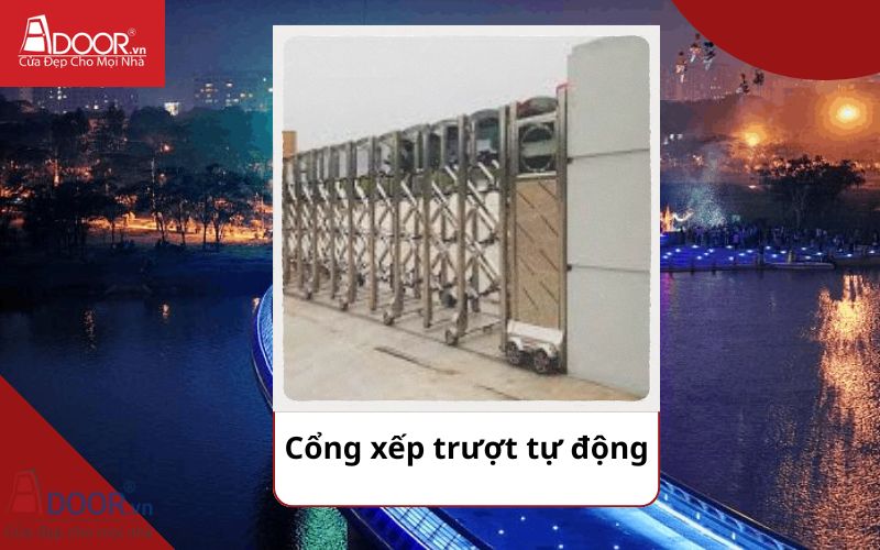 Cổng xếp - Cửa cổng tự động Quận 7